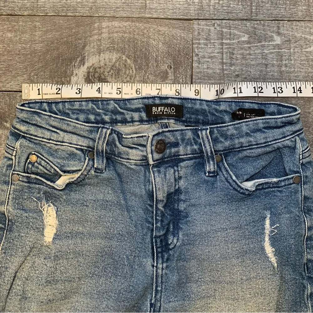 Buffalo David Bitton Straight Cuffed Vintage Jeans - Picture 3 of 13